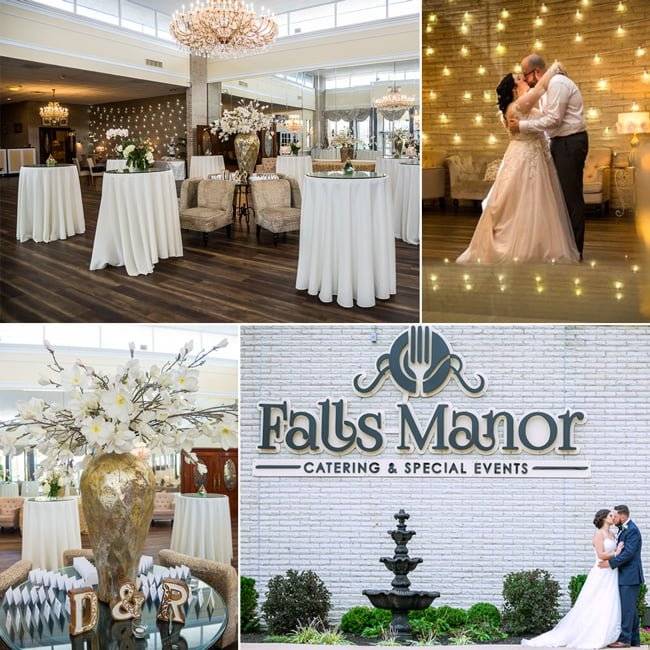 Catering and special events collage, Falls Manor
